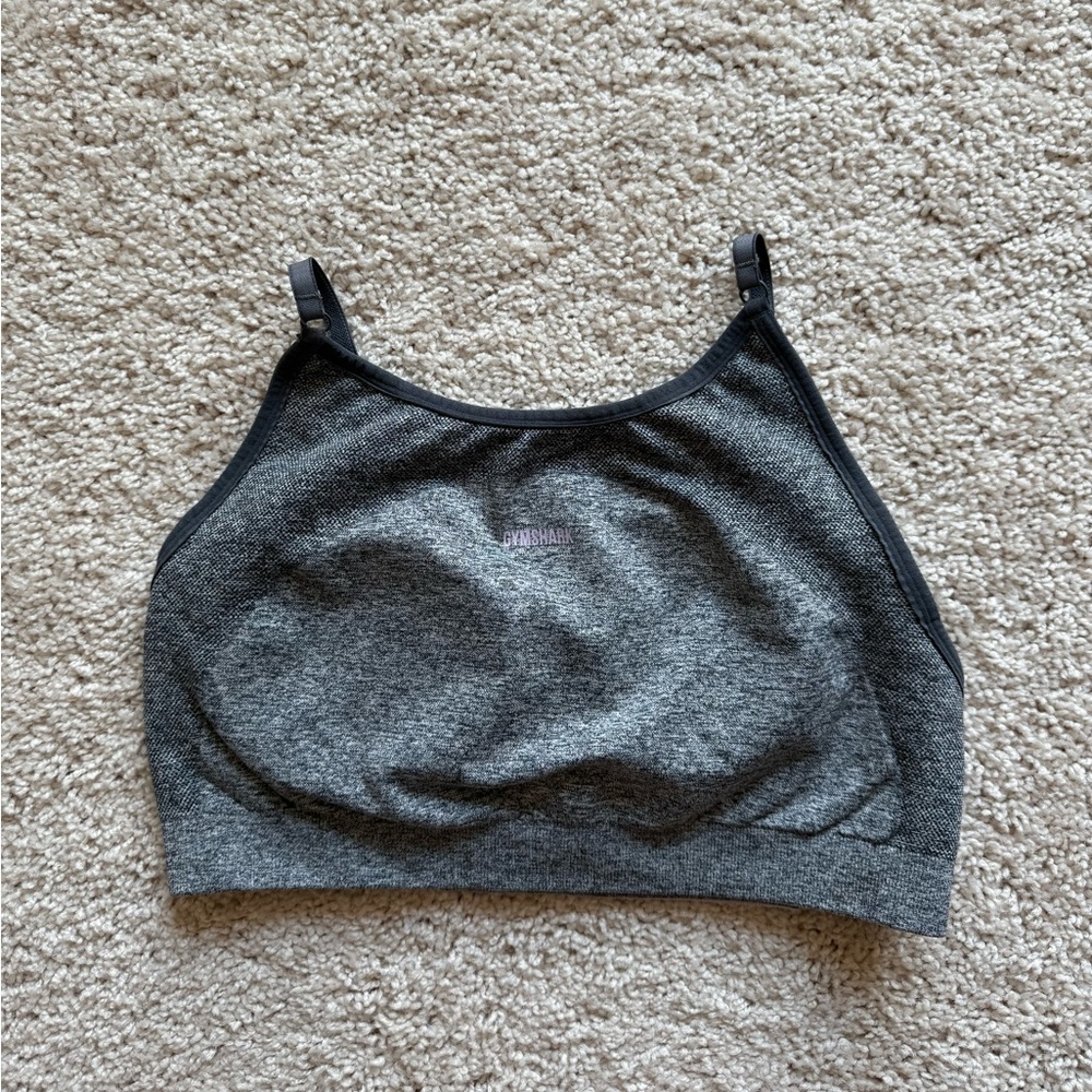 Gymshark Charcoal Sports Bra